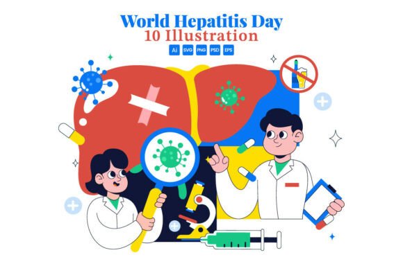 10 World Hepatitis Day Illustration