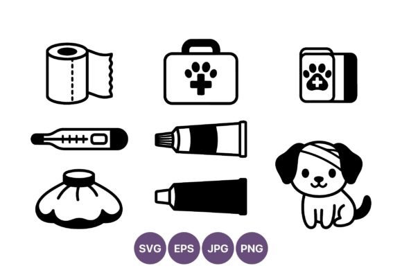 Black and White Veterinary Pet Care
