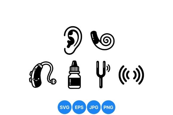 Hearing Health Icon Set
