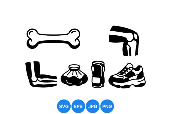 Minimalist Sports Medicine Icons